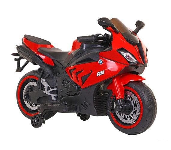 STORAZE Red BMW S1000RR Superbike for Kids with Rechargeable Battery