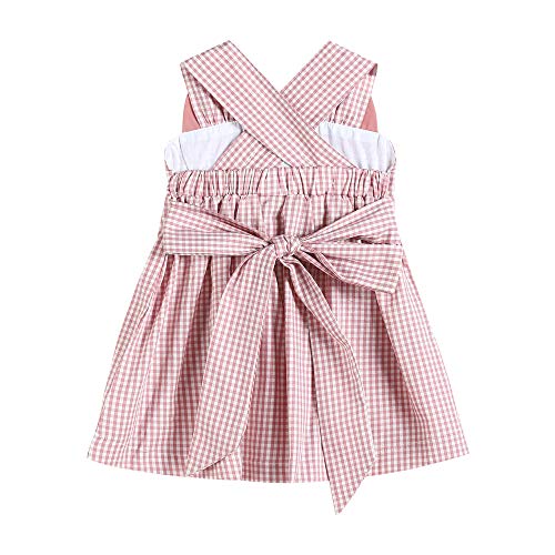 Baby Girls Sleeveless Dress with Sash2
