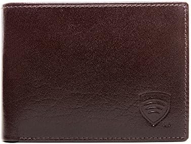 KORUMARFID Blocking Buffalo Mens Wallet with Coin Pocket + Credit Card Protection + Tap&Go Feature for Oyster Card - KUK-97BBR by Koruma