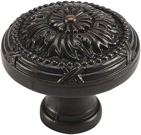 25 Pack - Cosmas 9460ORB Oil Rubbed Bronze Cabinet Hardware Round Knob - 1-1/4" Diameter