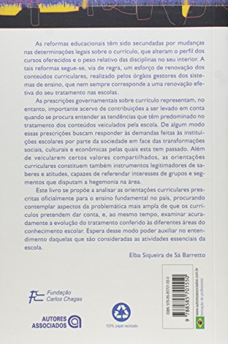 Os Currículos do Ensino Fundamental Para as Escolas Brasileiras