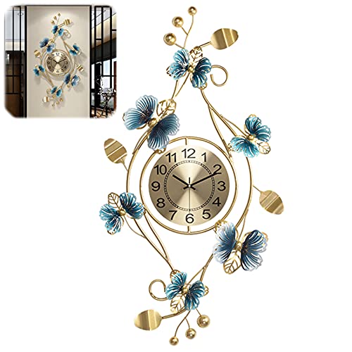 Horloge murale 3D tendance pour habiller un grand mur vide de salon