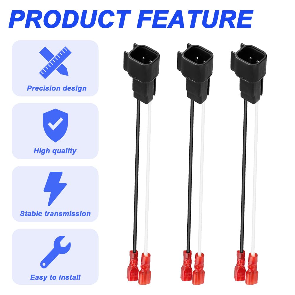 72-5600 sostituzione del cablaggio degli altoparlanti per Ford, cavo di cablaggio del cablaggio degli altoparlanti dell'autoradio con spina del connettore dell'adattatore(6Pcs)