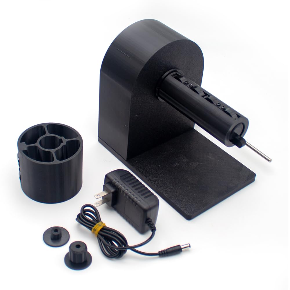 Mini Avvolgitore Elettrico per Etichette, Macchina per Riavvolgimento Automatico di Micro Codici a Barre Etichette per Codici a Barre Adesivi Etichette Lavabili