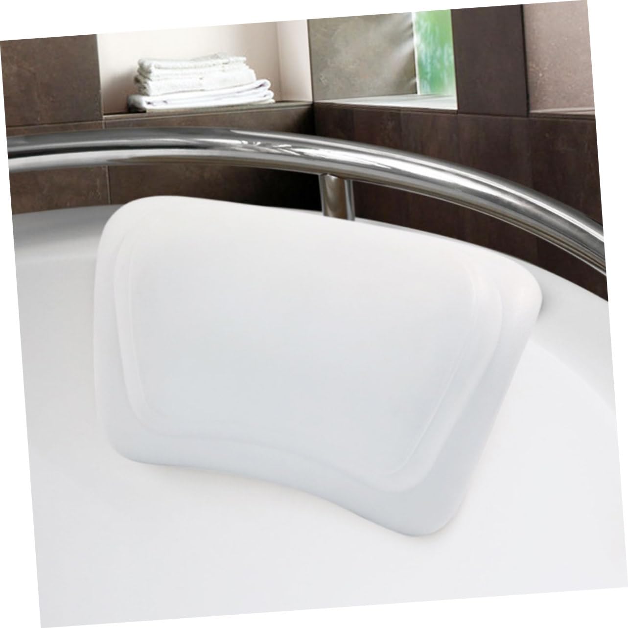 Cuscino Vasca da Bagno in PU con Ventose Ultra Resistenti Morbido e Adatto Tutte Dimensioni di Vasche per Adulti e Spa