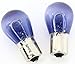 Produktbild Unbekannt 2 x BA15S Lampe 12V blau 21 Watt Glühbirne weißes Licht ähnlich wie Xenon