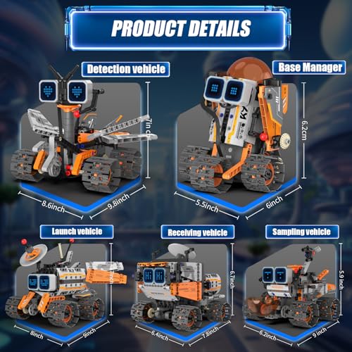 STEM Robotics Kit for Kids 8-12, APP & Remote Control Robot Building Kits - Image 6