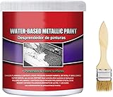 🚗Fácil de usar: limpia las manchas de polvo y agua en la superficie de metal, aplica el removedor de óxido con un cepillo (incluido) y espera 20 minutos para secar. Forma rápidamente una película protectora para evitar el óxido repetido. No más raspado, chorro de arena o lijado