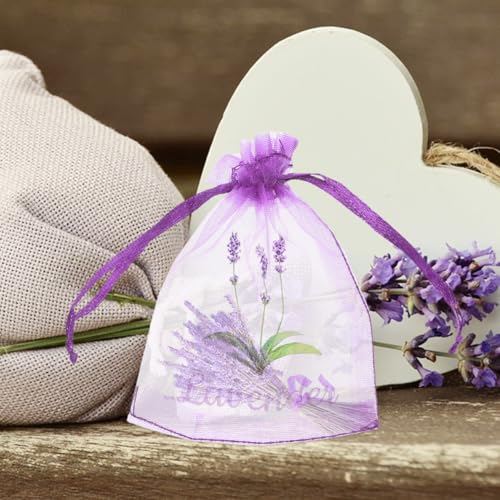 Bolsitas de Lavanda Vacías PRETYZOOM 9x7 cm Morado miniatura 6