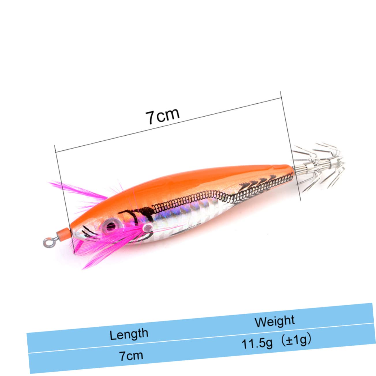 SUPVOX 12pezzi Esche Artificiale Bait Per Pesca All Aperto Accessori Di Pesca Leggeri e Resistenti e Per Amici