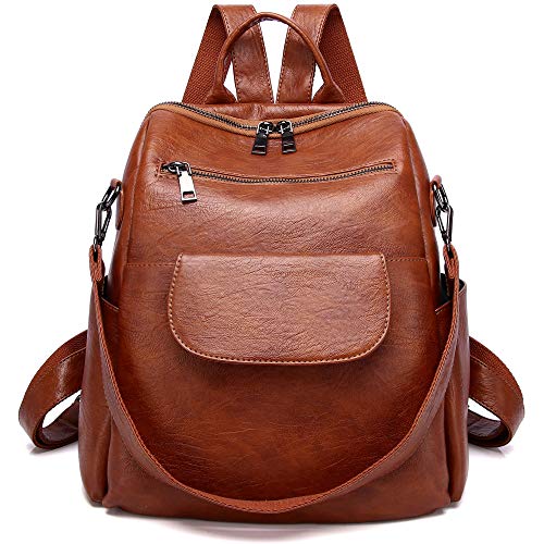Image of Women Fashion Backpack Purse Waterproof Bookbags Travel Shopping Rucksack Convertible Ladies Shoulder Bag