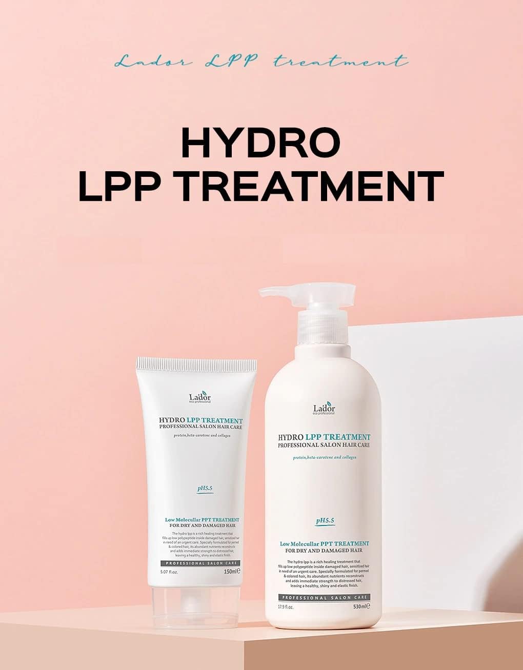 LA'DOR - Hydro LPP treatment Tube - Hair Treatment Collagen Moisturising Hair Conditioner for Weak and Damaged Hair Natural Ingredients Jojoba Oil No Silicone No Sulfate pH 5.5 4 51QfhPOQqcL. AC SL1307