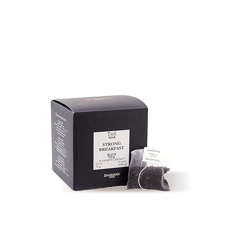 Dammann Freres Loose Leaf, Breakfast Blend Premium Gourmet French Black Tea, 25 unidades (paquete individual)