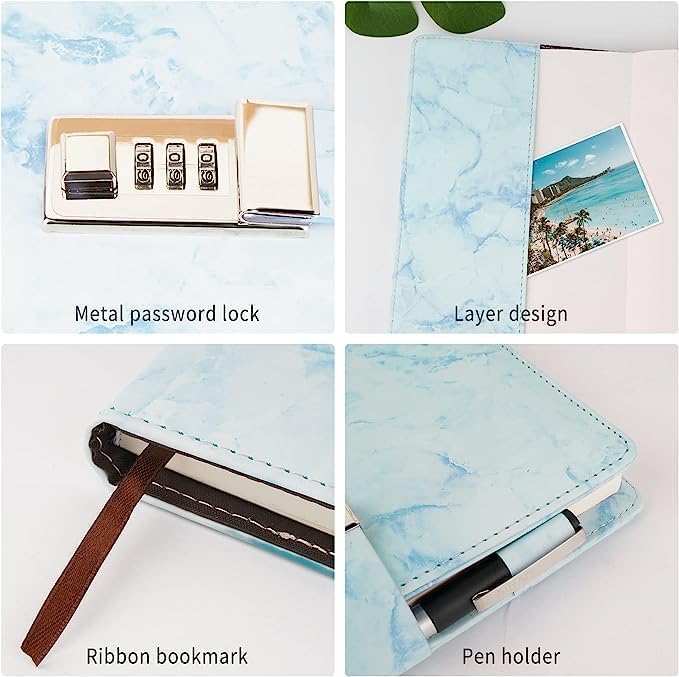 Image of 3D All Diary (Marble Blue)