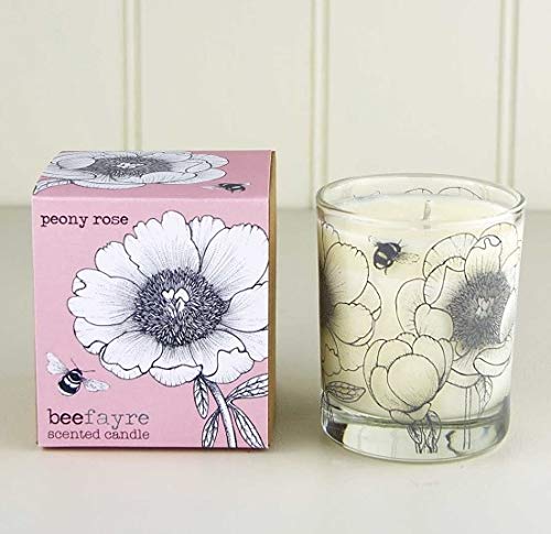 beefayrePeony Rose Scented Candle 50hrs