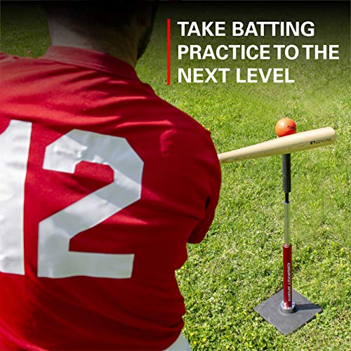 Rukket Baseball/Softball Batting Tee | Heavy Duty Sturdy Practice Tees For Indoor & Outdoor Training | Professional & Adjustable Equipment #TOP6