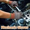 Schwer 6 Pairs Work Gloves Sandy Nitrile Coated, Touchscreen, LT5626, L - 4