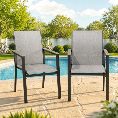 MEOOEM Highback Patio Dining Chairs