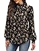 Womens Tops for Teachers Fall Outfits for Women 2026 Long Sleeve Shirts Blouses Work School Outfits for Teachers Outfits Fall Clothes Fashion Clothing Trendy Ladies Tops Rose Floral L
