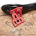 Bike Cleats Compatible with Peloton Look ARC Delta - Indoor Cycling & Road Bike Bicycle Cleat Set - Fully Compatible with Peloton Pedals and Delta Clips (9 Degree Float) All Red Rhombus