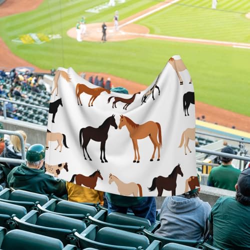 Drapeau chevaux colorés 1,2x1,8 m en polyester durable résistant aux intempéries de qualité - 7