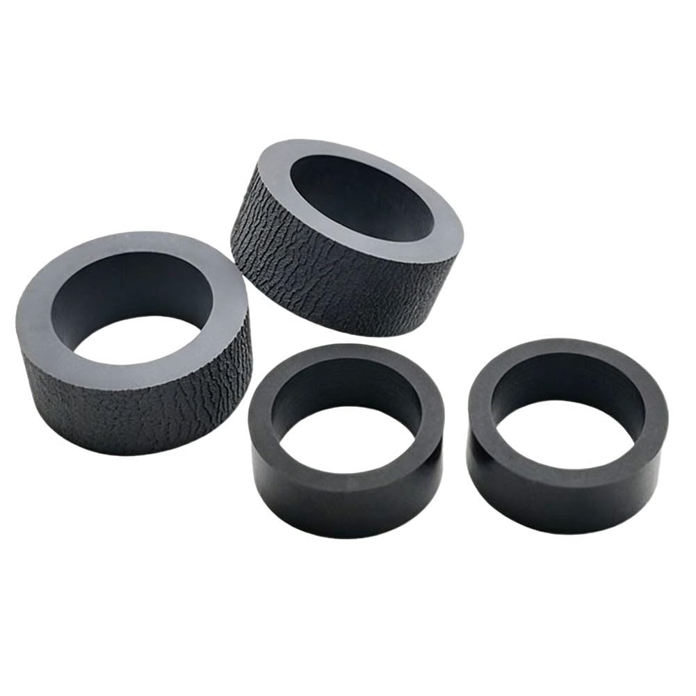Hochgeschwindigkeits-Papiereinzugsrollen-Set für Panasonic Scanner KV-S1026C KV-S1046C, ABS + Metall-Ersatzteil, kompakt, 20 x 10 x 10 mm, Schwarz