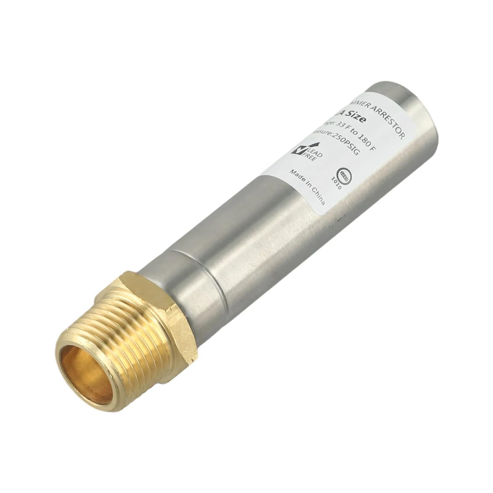 1pcs Water Hammer Arrestor Kitchen Stainless Steel Arrestor 1/2inch NPT, Water Hammer Arrester