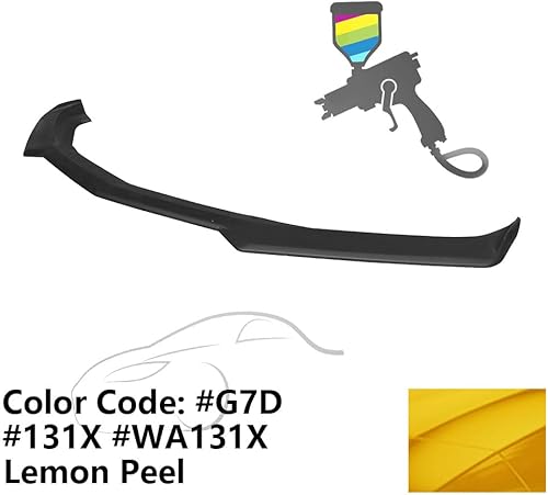 Vista 37 de IKON MOTORSPORTS, Borde de parachoques delantero compatible con Chevrolet Camaro 2016-2024, estilo 1LE con impresión de fibra de carbono, acabado