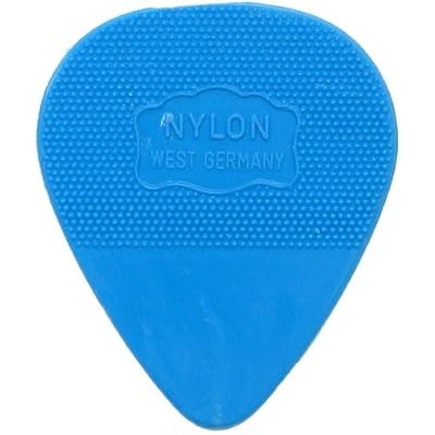 Blue Heavy Nylon Pick, 12 Pack marked West Germany