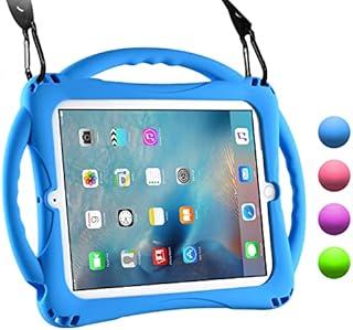 iPad 2 Case for Kids,TopEsct Shockproof Silicone Handle Stand Case for Apple iPad 2nd Generation,iPad 3rd Generation,iPad 4th Generation (Blue)