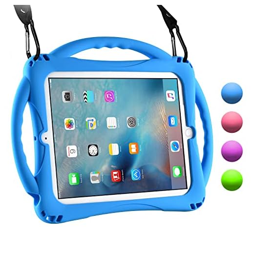 Stötsäkert fodral för iPad, iPad 2nd/3rd/4th, BLÅ