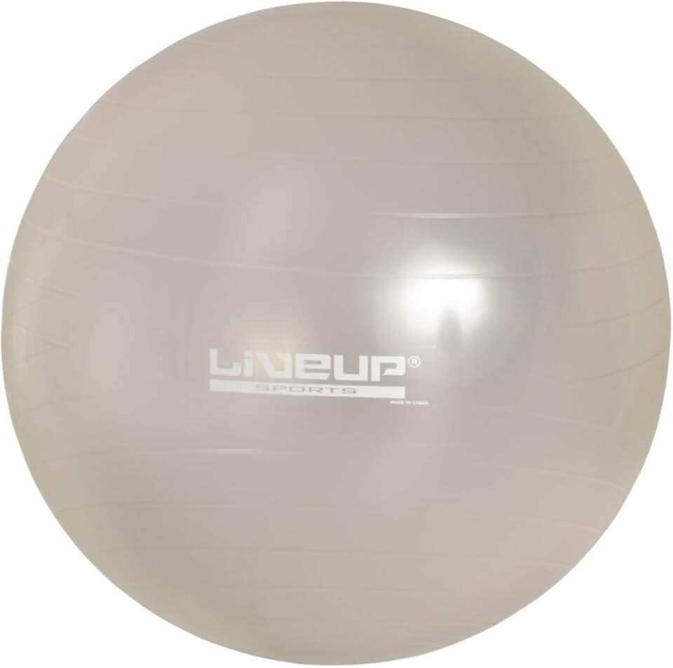 BOLA SUIÇA U - 65CM - TRANSPARENTE - LIVEUP SPORTS
