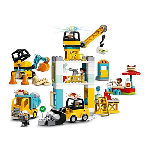 LEGO 10933 Duplo Town Crane and Construction Machinery
