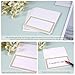 Premium Place Cards, Used for Table Decoration, Seat Cards with Double Gold Foil Border, 2x3.5-Inch Tent Cards - Perfect for Weddings, Tables, Dinner Parties(50 Pack)