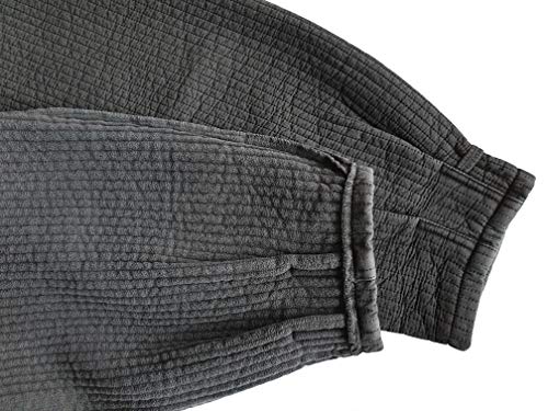 Altair 100% Cotton Fleece-Lined Meditation Pants – Warm Winter Temple Wear or Casual Zen Clothing for Men and Women4