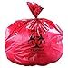 Inteplast Group SL4046R Low-Density Can Liner, 40 x 46, 45gal, 1.3mil, Red, 20 per Roll (Case of 5 Rolls)