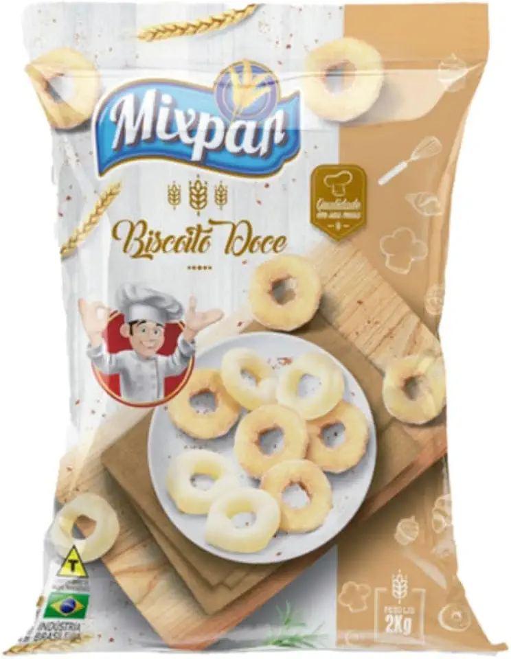 Mistura Para Biscoito Frito Doce Mixpan 2kg - Não Estoura