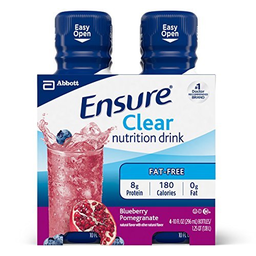 Ensure Clear Nutrition Drink, Blueberry Pomegranate, 10oz, 12 count by Ensure