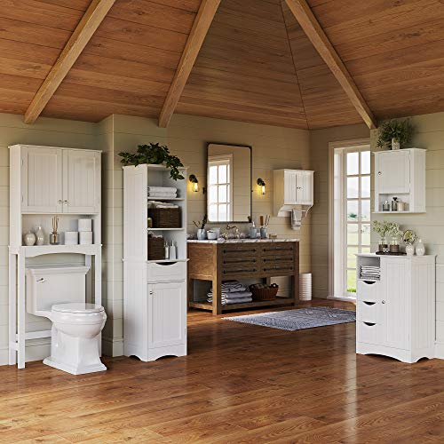 Riverridge Ashland Two-Door, White Wall Cabinet #TOP1