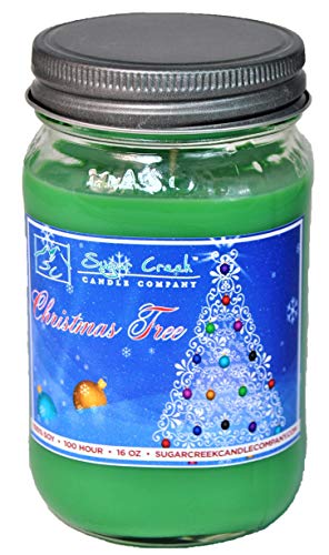 Sugar Creek Candles | Christmas Tree (Wonderful, Perfect Tree!) | 100% Natural Soy Wax, Non-Toxic | Made in USA | This Candle Will Bring Back All The Memories of Waking up on Christmas Morning!