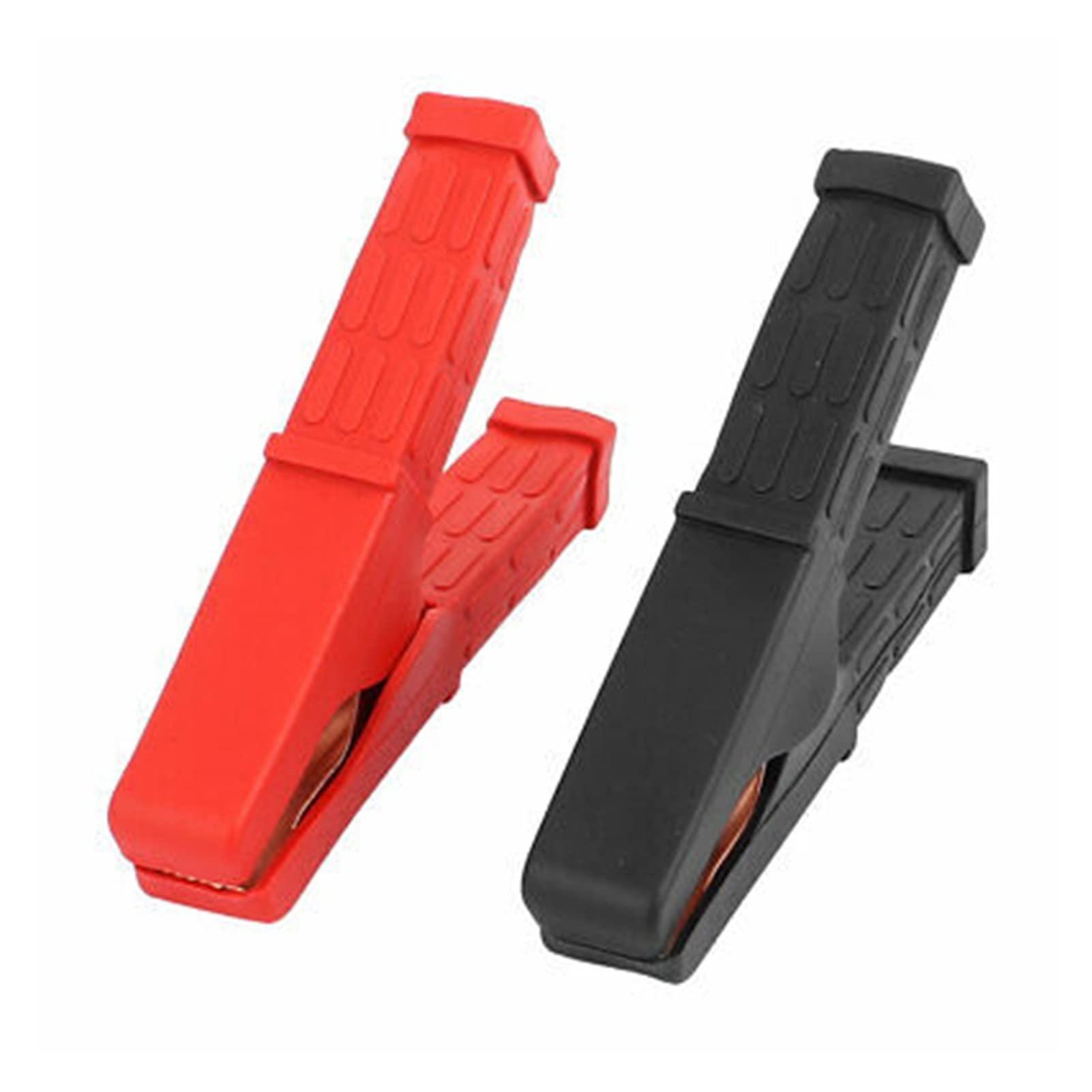Pinzas for batería de Coche con Aislamiento Chapado en Cobre, Abrazaderas de cocodrilo 200A, 2 uds.