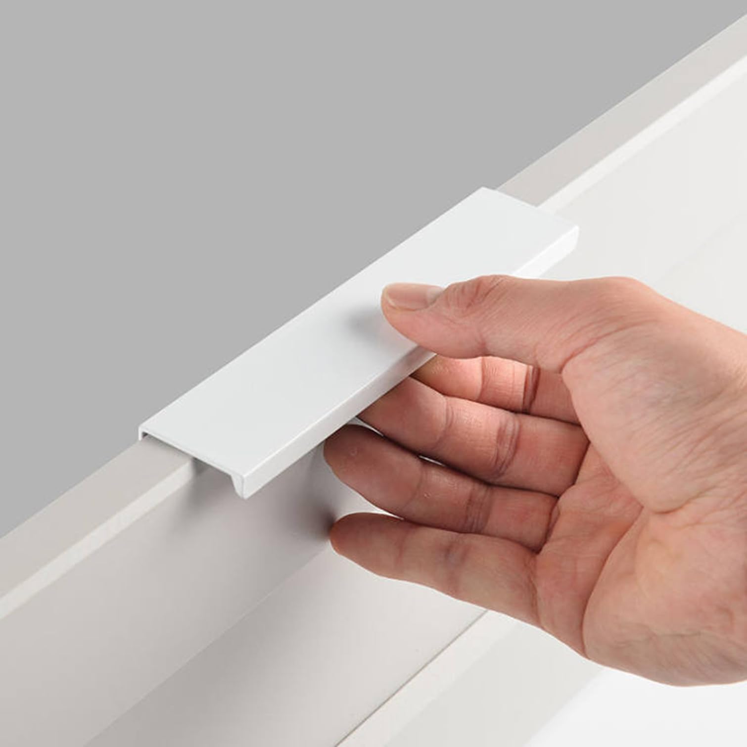 Amazon.co.jp: 隠し取っ手 キャビネット用フィンガープル、家具の