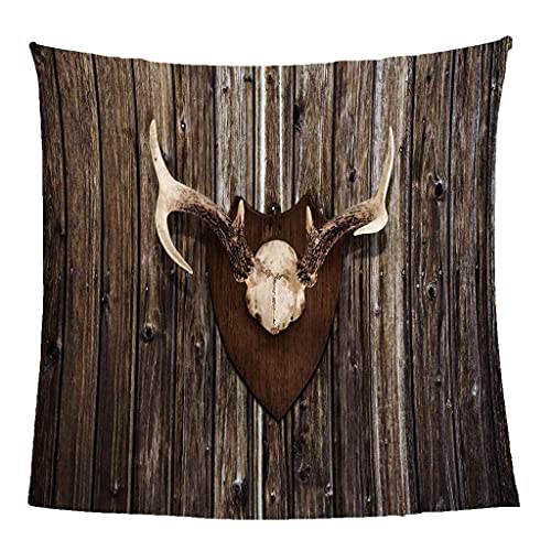 Couverture polaire flanelle cornes de wapiti rétro douceur et chaleur - 4