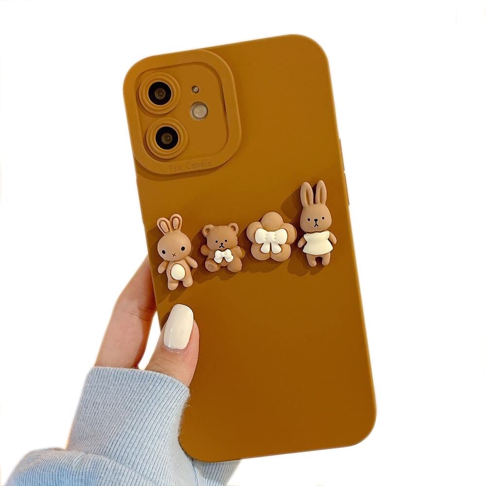 CASEBREED Cute Soft Flexible Back Cover Case for iPhone 11 (Silicone | Brown) (B0B1564M5M) Amazon Price History, Amazon Price Tracker