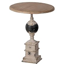 Coffee Table American Country Style Coffee Table Wooden Retro Side Table Sofa Balcony End Round Table Low Table