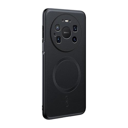 Pzwoxukhov Compatible with Huawei Mate 80 Pro Max Case Cover,PU Leather，Shockproof Phone Case，Compatible with MagSafe,Compatible with Huawei Mate 80 Pro Max Case Black