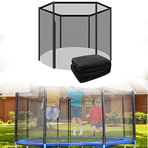 Filet de trampoline de jardin universel pour modèles ronds à poteaux