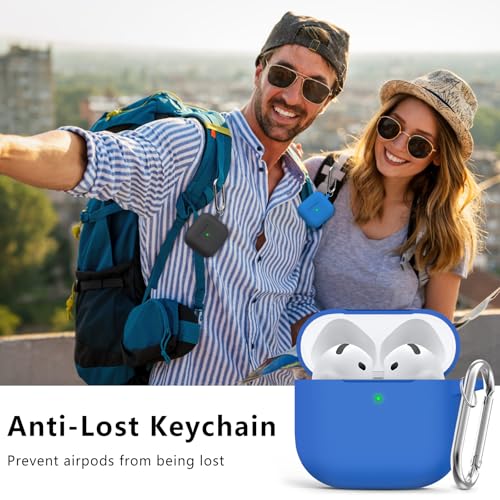 Image of Ljusmicker for AirPods 4 Case 2024 with Cleaner Kit,Blue
