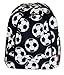 N. Gil Black Soccer Balls Backpack School Bag