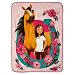 Spirit Riding Free 46"x60" Throw Blanket Pink